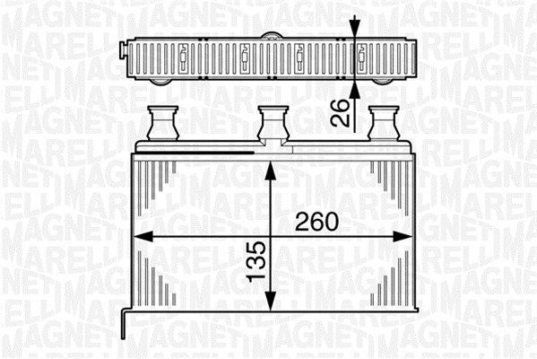 MAGNETI MARELLI Siltummainis, Salona apsilde 350218281000